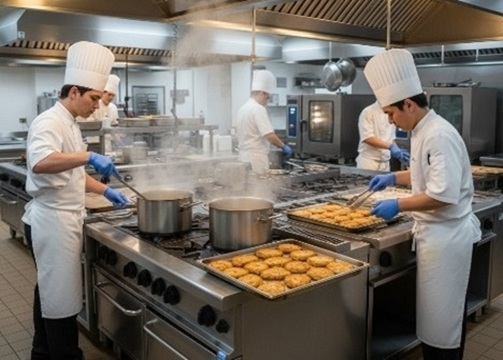 Процесс приготовления блюд